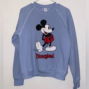 Disneyland Park Mickey Mouse Pullover Crewneck Sweater Mens Size Small